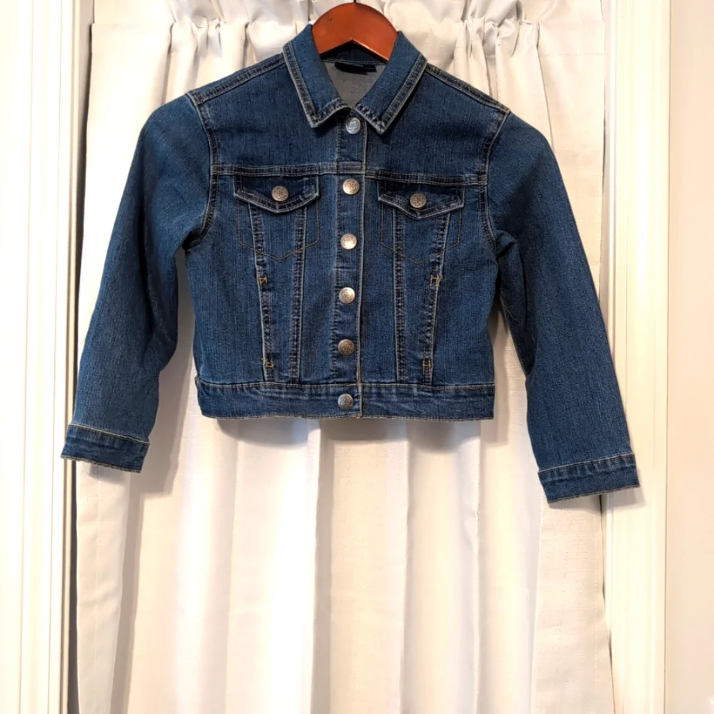 Disney Encanto‎ Decorative Design Denim Jeans Jackets Kids Size 6/6x
